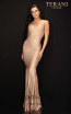 Terani 2011P1035 Gold Front Dress
