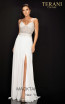 Terani 2011P1051 Ivory Front Dress