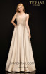 Terani 2011P1094 Sand Front Dress
