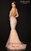 Terani 2011P1120 Blush Silver Back Dress