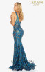 Terani 2011P1154 Royal Nude Back Dress
