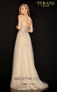 Terani 2011P1161 Almond Back Dress