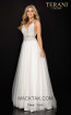 Terani 2011P1178 Ivory Front Dress