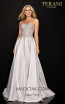Terani 2011P1197 Silver Ivory Front Dress