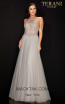 Terani 2011P1199 Silver Front Dress