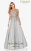 Terani 2011P1206 Silver Front Dress