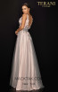 Terani 2011P1207 Silver Blush Back Dress