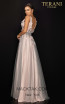 Terani 2011P1207 Silver Blush Back Dress