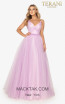 Terani 2011P1232 Lilac Front Dress