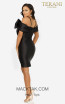 Terani 2012C2230 Black Back Dress