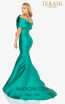 Terani Couture 2012E2279 Emerald Back Dress