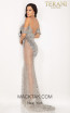 Terani 2012GL2388 Silver Back Dress