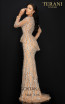 Terani 2012GL2392 Nude Back Dress