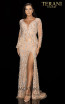 Terani 2012GL2392 Nude Front Dress