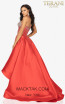 Terani 2012P1286 Red Back Dress