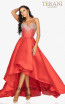Terani 2012P1286 Red Front Dress