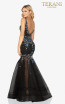 Terani 2012P1357 Black Back Dress