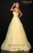 Terani 2012P1399 Yellow Back Dress
