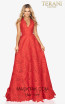 Terani 2012P1407 Red Front Dress