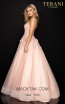 Terani 2012P1411 Peach Back Dress