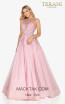 Terani 2012P1411 Pink Front Dress
