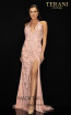 Terani 2012P1463 Blush Front Dress