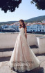 Tesoro By Ariamo Efron Ivory Dark Peach Front Dress