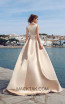 Tesoro By Ariamo Enna Ivory Cappuccino Back Dress