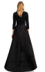 Theia Couture 883724 Black Multi Back Dress