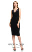 Theia Couture 883710 Black Violet Front Dress