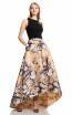 Theia Couture 883744 Black Parchment Front Dress