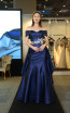 Three N 2533 Navy Front Dress