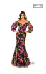 Three N 4472 Multi Color Front Dress