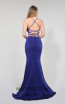 Tina Holly BA111 Blue Purple Back Dress