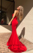 Tina Holly BA651 Red Back Dress