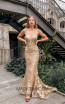 Tina Holly TA107 Gold Front Dress