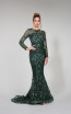 Tina Holly TA139 Emerald Green Front Dress