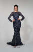 Tina Holly TA139 Navy Front Dress