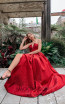 Tina Holly TA611B Red Front Dress