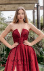 Tina Holly TA611B Red Front Dress