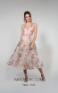 Tina Holly TA815 Floral Pink Front Dress