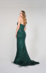 Tina Holly TA823 Emerald Green Back Dress