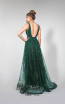 Tina Holly TA919 Emerald Green Back Dress