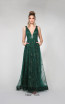 Tina Holly TA919 Emerald Green Front Dress