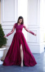 TK AS130 Purple Evening Dress