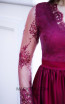 TK AS130 Purple Side Evening Dress