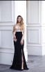 TK AS132 Black Nude Evening Dress