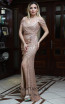 TK DA002 Nude Front Evening Dress