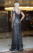 TK DA002 Silver Back Evening Dress