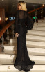 TK DA007 Black Back Evening Dress